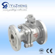 2PC Stainless Steel Flange Ball Valve